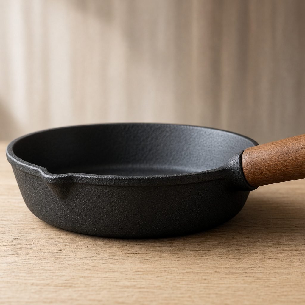 Gusseisenpfannen-Set, 2-teilig — Detailansicht